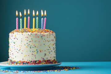 Birthday Cake with Candles