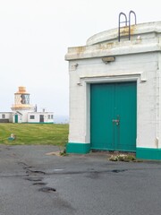 St Ann's lighthouse on the Pembrokeshire coastal path, Wales