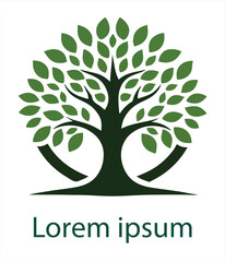 Obraz premium natural tree logo