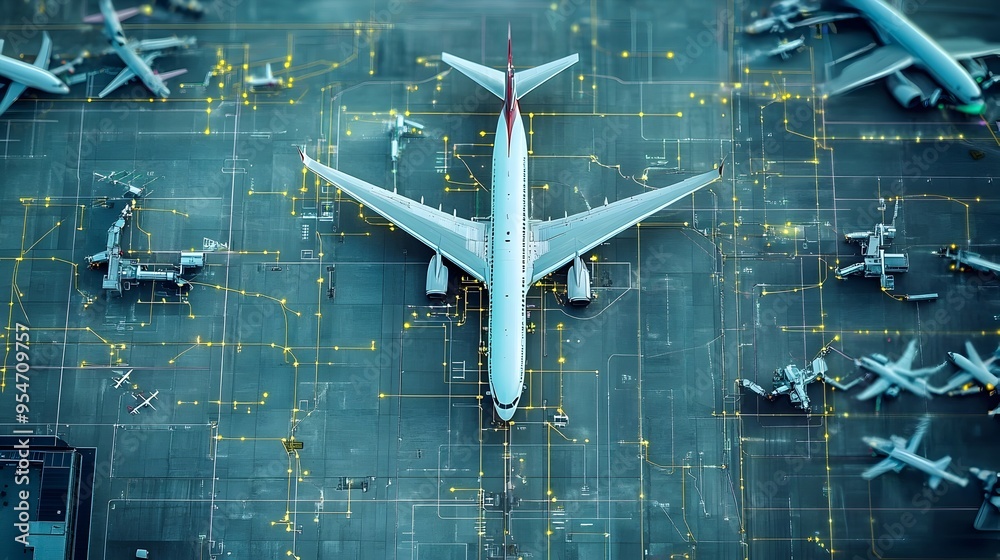 Poster iot powered flight data monitoring system that tracks and optimizes flight routes and fuel efficienc