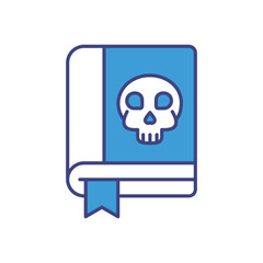 Witches Spellbook icon vector stock illustration