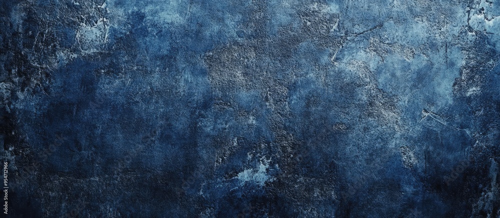Poster abstract stunning grunge decorative navy blue dark stucco wall background artistic rough stylized te