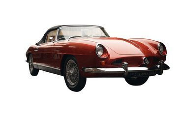 Fototapeta premium 3d car view on a transparent background