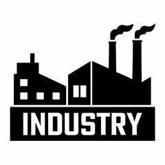 Industry Factory building logo for all company vector 