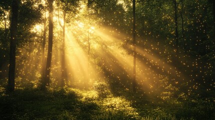 Obraz premium Enigmatic glow creating mystical ambiance