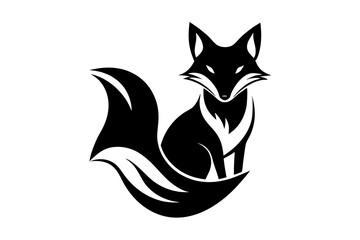 fox logo vector icon design