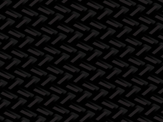 Abstract futuristic dark black background with wave design. Realistic 3d wallpaper with luxurious flowing lines. Perfect background for posters, websites, brochures, banners, applications, etc.
