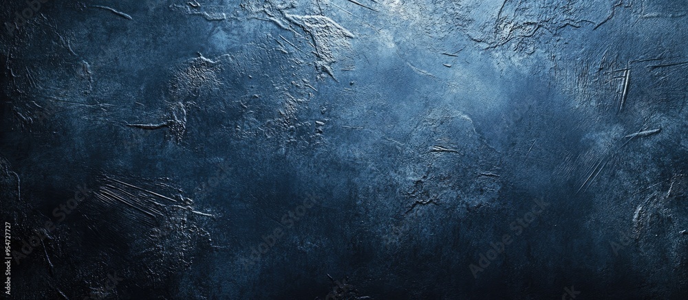 Poster abstract stunning grunge decorative navy blue dark stucco wall background artistic rough stylized te