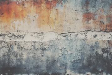 Obraz premium A close up photo showcasing the intricate pattern of a gray and brown wall, with a blurred background of a freezing winter landscape