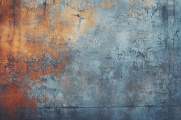 Obraz premium A close up photo showcasing the intricate pattern of a gray and brown wall, with a blurred background of a freezing winter landscape