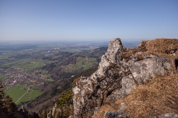Heuberg mountain tour in springtime