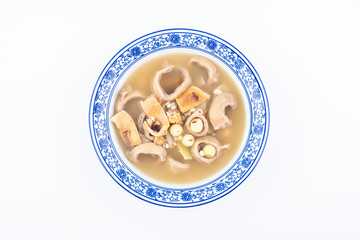 Chinese Healthy Soup - Lotus Seed, Cuttlefish and Pork Tripe Soup
