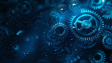 abstract mechanical gear background concept 