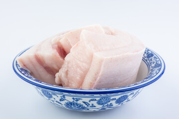 A big bowl of pork fat