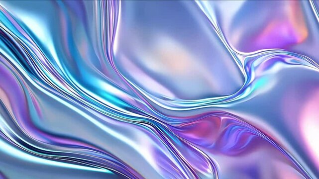 Hologram texture. Gradient abstract background. Holographic rainbow foil. Light metal pastel pattern. Iridescent foil effect texture. Pearlescent gradient