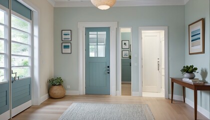 interior design with entry door