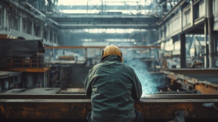 Hard Work in the Industrial Warehouse