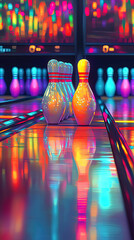 Strike of Color: Pop Art Bowling Alley