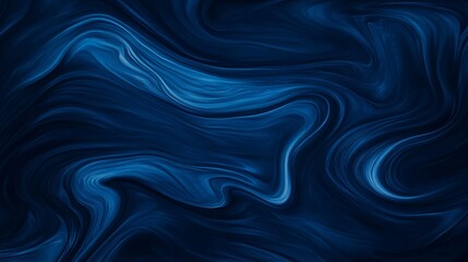 Obraz premium Abstract blue swirling pattern creating a calming, fluid backdrop.