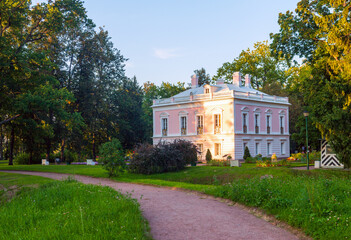 Palace of Peter III in Oranienbaum Park, Russia.