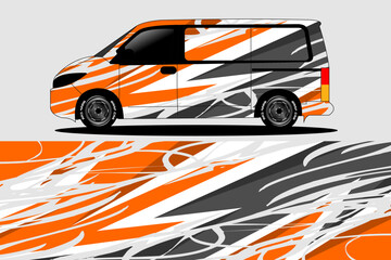 Abstract grunge design for sports car wrap livery, car sticker branding and other vehicles