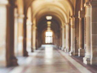 Obraz premium blurred university background
