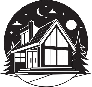 recommend clip art: Modern Style house isolated on white background Vector illustration, Home flat icon.