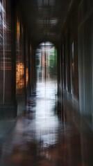 blurred university background