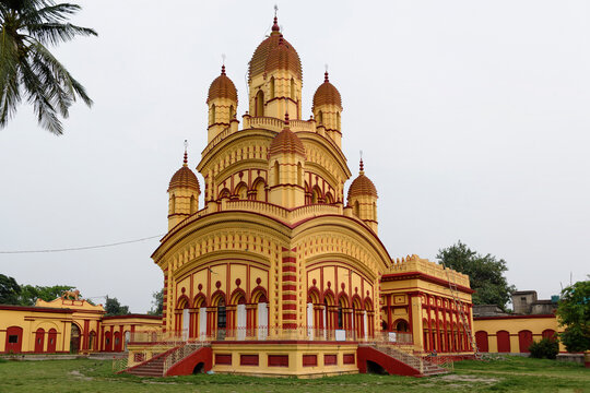 View of Annapurna Temple, a famous Hindu temple of Goddess Devi Annapurna located at Titagarh, Barrackpore, West Bengal, India on May&nbsp;31, 2022