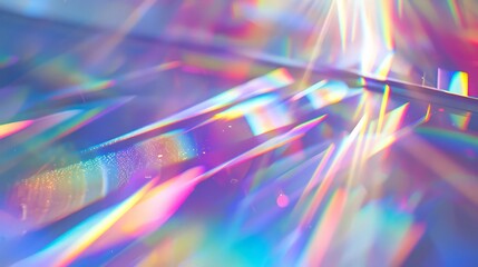 Abstract blurred iridescent light background
