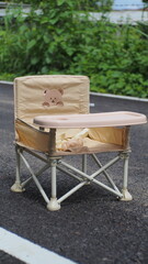 Lonely Child’s Chair on the Roadside