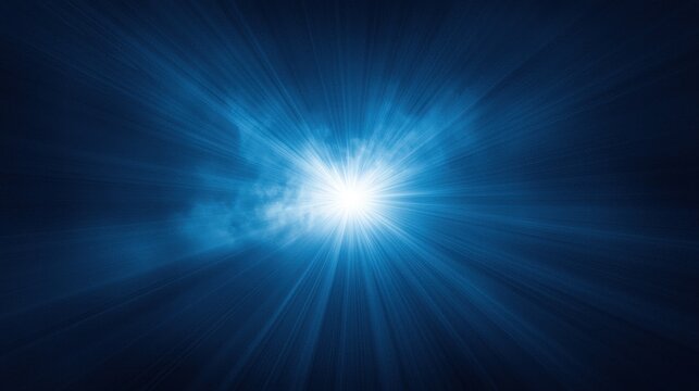 Cool radial gradient background beginning with a bright white center transitioning into a deep navy blue towards the edges