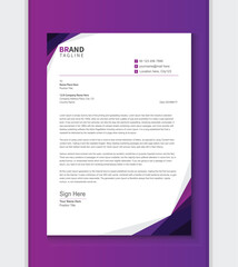 Letterhead template