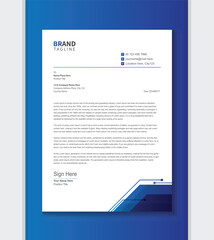 Letterhead template