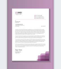 Letterhead template