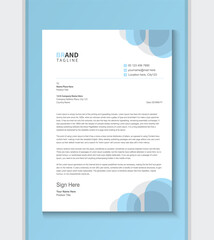 Letterhead template