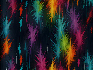 colorful feathers pattern,Ai generated 
