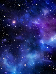 Obraz premium Cosmic Glamour with Glimmering Stars and Sparkles
