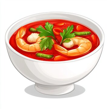 Seafood Soup clip art preview