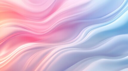 Fototapeta premium Serene Pastel Dreamscape - Abstract background with soft gradients, gentle waves, tranquil ambiance for design inspiration