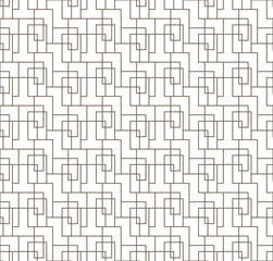 Seamless geometric abstract pattern with a modern style