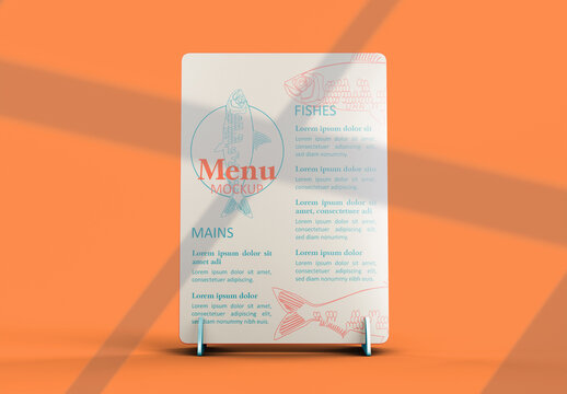Stand Paper Mockup 