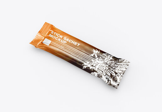 Metallic Snack Bar Mockup