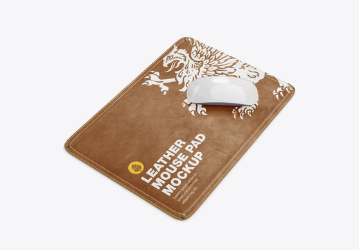 Leather Mouse Pad Mockup
