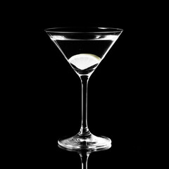 Martini Black Background