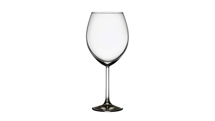 White background with 1 wine glass in the middle