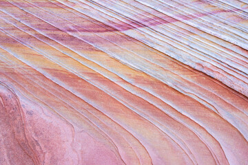 Abstract patterns in multicolored stone at Coyote Buttes