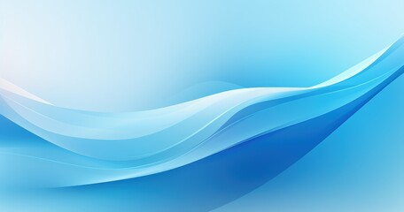 Fototapeta premium A serene abstract background featuring smooth blue waves, ideal for digital designs and presentations.