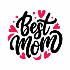 Best mom vector typography design