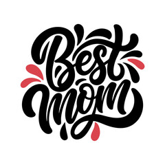 Best mom vector typography design